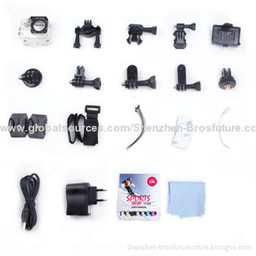 Helmet Camera, FHD 1,080P at 60fps, 60m, Waterproof Gopro Equivalent, Good Price